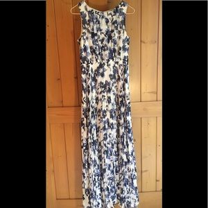 Eliza J Blue Floral Maxi Dress